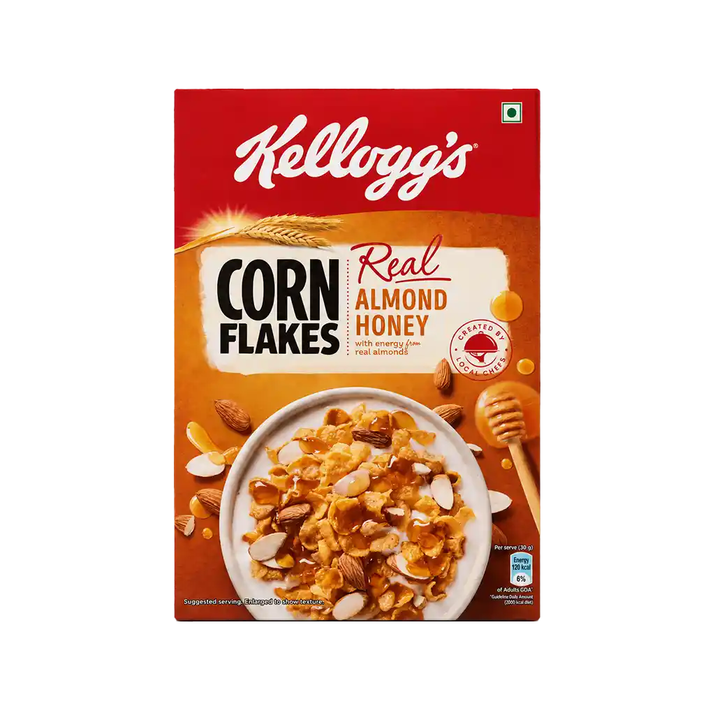 Kellogg's Real Almond Honey Corn Flakes