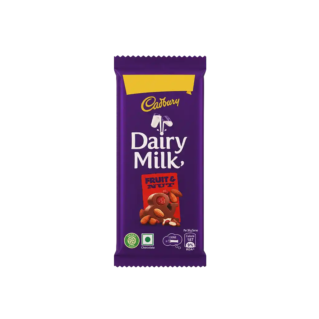 Cadbury dairy milk fruit & nut 36g