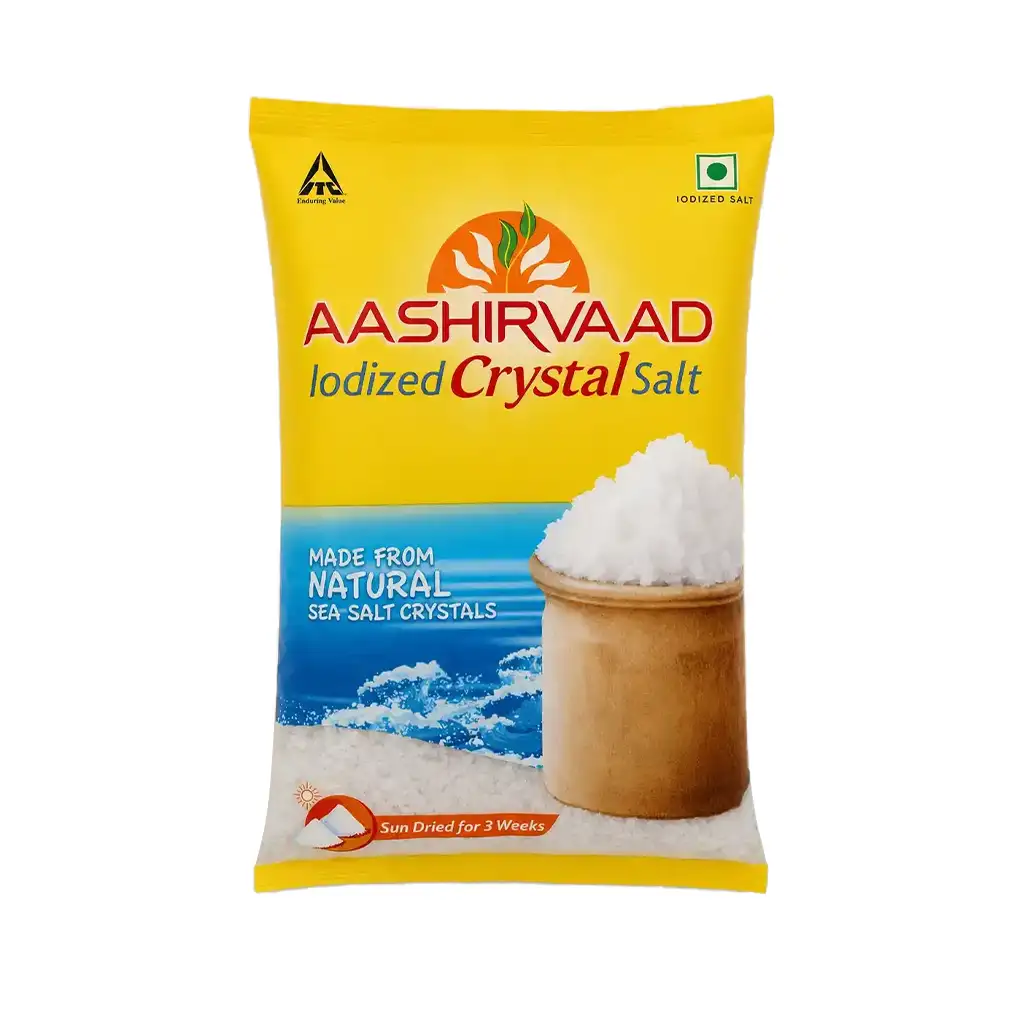 Aashirvaad Iodized Crystal Salt