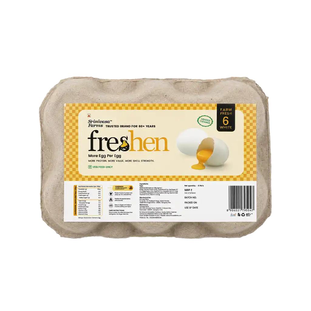 Freshen White Eggs