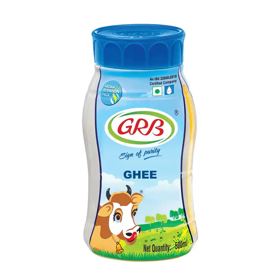 GRB Cow Ghee Bottle 500ML