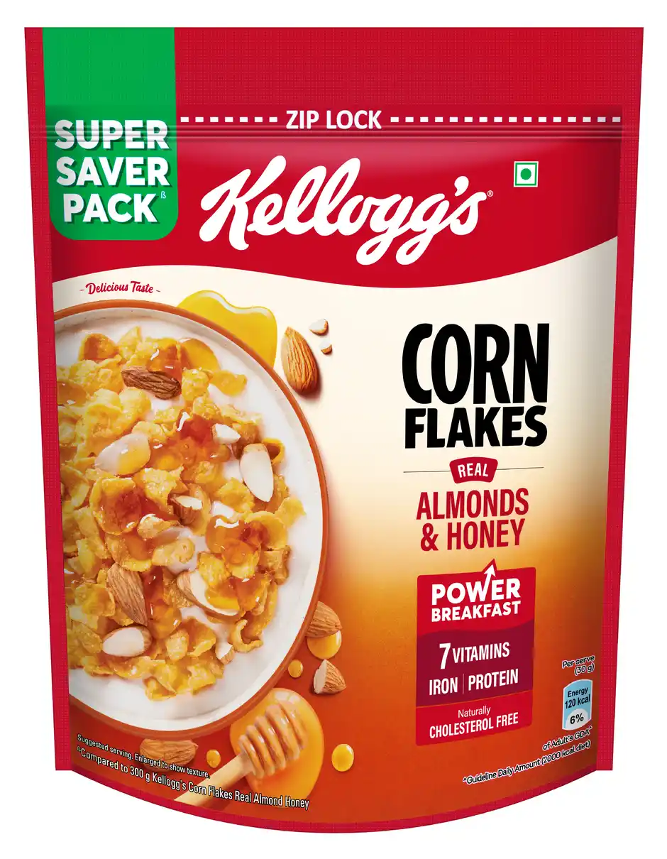 Kellogg's Real Almond Honey Corn Flakes 1KG