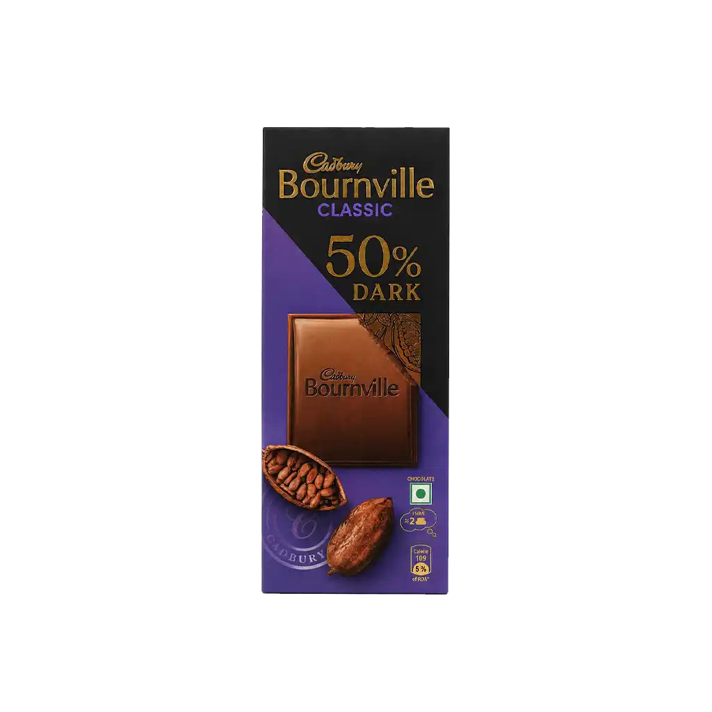 Cadbury Bournville Rich Cocoa 50% Dark Chocolate Bar