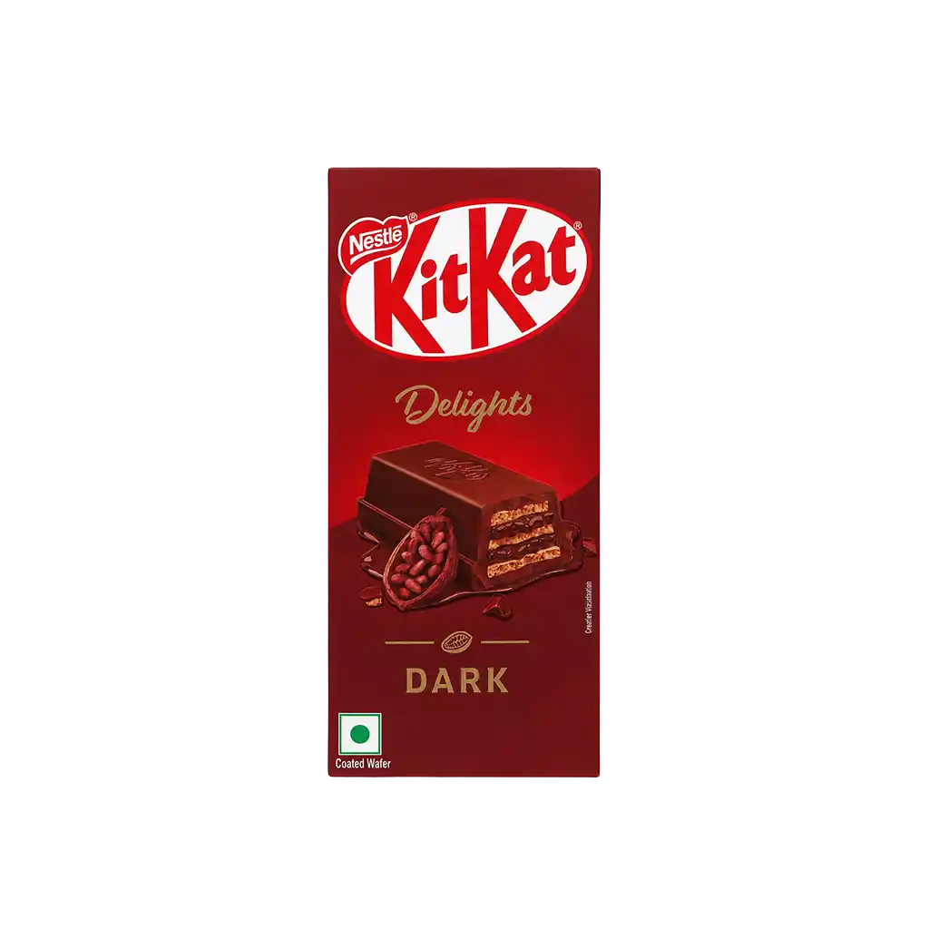 Nestle KitKat Delights Dark Choco Coated Wafer Chocolate Bar